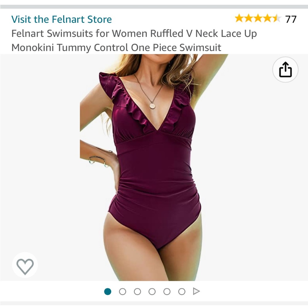 One piece bathing suit